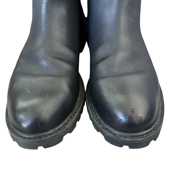 Joie Black Leather Ankle Chelsea Boot with Bow Detail Size 39.5 US 8.5 - Picture 8 of 8